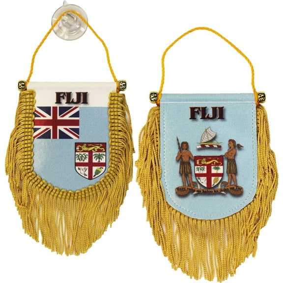 Fiji Window Hanging Flag (Shield)
