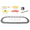 thumbnail image 2 of Sushi Roting Train Train Toy Railroad Kids Trains Roting Bar Home, Train Around, 2 of 10
