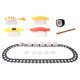 thumbnail image 2 of 2x de tren clásico electrónico Tren eléctrico giratorio para niños Niños Niñas Edad 5+ Regalos de cumpleaños Hugo Juguetes de tren de sushi, 2 of 10