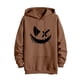 thumbnail image 4 of Sudadera con capucha para mujer, estampada, cuello redondo, manga larga, sudadera con capucha, camiseta, blusa, blusa de poliéster para hombre, 4 of 5
