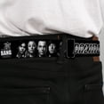 thumbnail image 4 of The Big Bang Theory Belt, Seatbelt Buckle Belt, The Big Bang Theory Group Bazinga Black White, 30 to 44 Inches, 4 of 9