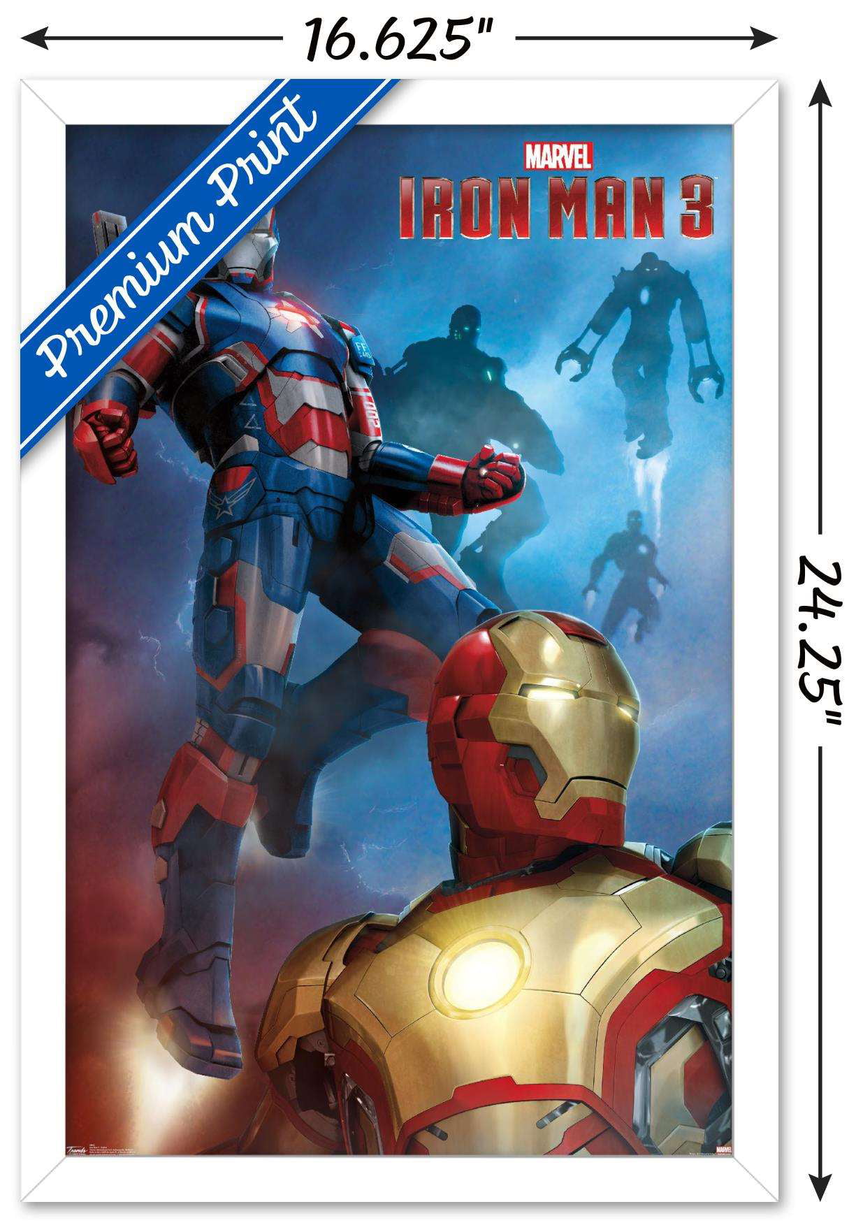 x2 Personalised Birthday Banner Iron Man Children Party Decoration Poster 2