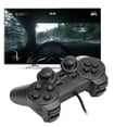 thumbnail image 3 of Consola de juegos portátil con cable USB, controlador de juegos, gamepad negro para computadora PC, 3 of 8