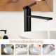 thumbnail image 5 of Grifo de baño alto con válvula de cartucho de cerámica, estilo industrial, material de latón macizo, resistente a la corrosión, no tóxico, para lavabo de baño, fácil instalación, 5 of 5