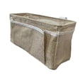 thumbnail image 4 of Bolsa de almacenamiento Strade Fareast Limited organizador colgante para cabecera multiusos Con bolsillos Beige, 4 of 8