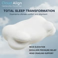 thumbnail image 4 of Hemvt Upgrade Cloud Neck Pillow, Cooling Gel Memory Foam Pillow, Adjustable Loft Cervical Support for Side Sleeper, Back and Stomach Sleepers, Breathable Ergonomic Pillow for Better Sleep, 4 of 8