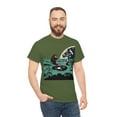 thumbnail image 2 of Astronaut Fishing on The Moon Outer Space. T-Shirt, 2 of 4