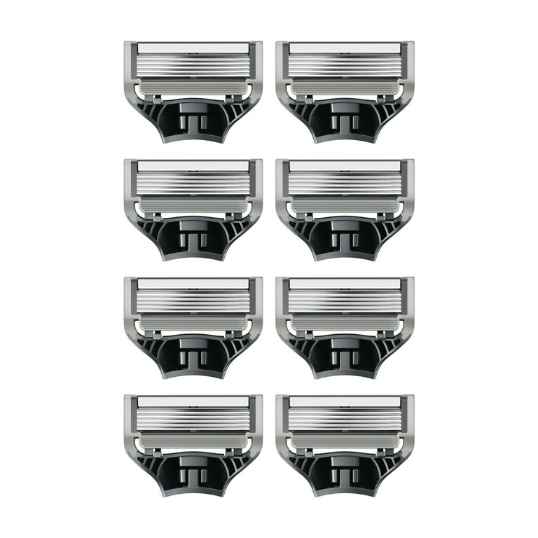 Harry's Men's 5-Blade Razor Refills, 8 Count, Flex Hinge