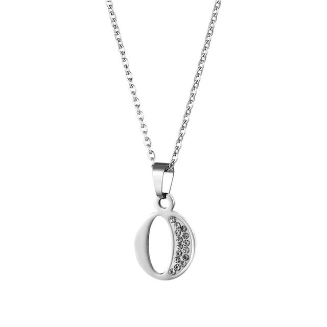 26 Letters Necklace Diamond Fashion Accessories Gifts For Lovers Girlfriend