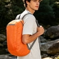 thumbnail image 5 of Ultra Lightweight Foldable Travel Backpack 20L, Packable Outdoor Day Bag Water Resistant Compact Hiking Camping Commuting Rucksack for Men Women Orange, 5 of 8