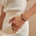 thumbnail image 3 of KeyStyle Heart Bracelets Bangle Bracelet for Women, Adjustable Bracelets Jewelry Anniversary Gifts for Wife, 3 of 10