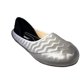 thumbnail image 1 of Balerina Roommie Wave silver Medida 24 CM Doble Suela interiores exteriores, 1 of 5