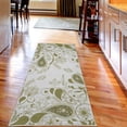 thumbnail image 2 of Paisley Decorative Rug, Oriental Motifs with Swirled Branch and Flower Pattern Bohemian Illustration, Quality Carpet for Bedroom Dorm and Living Room, 6 Sizes, Dark Khaki, by Ambesonne, 2 of 2