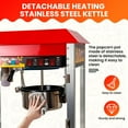 thumbnail image 3 of Theater Style Popper, Popcorn Popper, Commercial Popcorn Machine, 48 Cups per Batch, Tempered Glass Doors, 1300 W, Countertop Popcorn Maker for Cinemas, 3 of 8