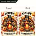 thumbnail image 4 of Thanksgiving Turkey Garden Flag 12 x 18 inch Double Sided Outside decorations, Fall Small Garden Flags,Thanksgiving Harvest Garden Flag For Outdoor Yard Lawn, 4 of 5