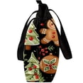 thumbnail image 4 of Christmas Canvas Leather Mix Handheld Bag - Twill, Sponge, Jeanette Material - 30x10.5x39cm/11.8x4.1x15.4in Size, 4 of 5