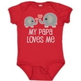 thumbnail image 3 of Inktastic My Papa Grandpa Loves Me Boys or Girls Baby Bodysuit, 3 of 5
