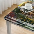 thumbnail image 5 of Awypu Portrait Square Tablecloth for Picnic Dining Kitchen Farmhouse 100% Polyester Fiber 46*46, 5 of 8