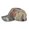 thumbnail image 5 of Fotbe Elephant In Smoke Baseball Cap, Elephant In Smoke Print Dad Hat,Outdoor Hat,Adjustable Sports Cap, Perfect For Activities, 5 of 9