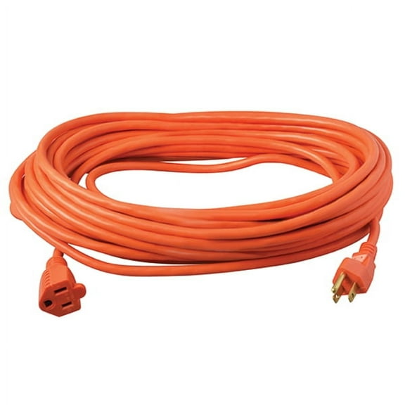 Outdoor Extension Cord, 12/3 ga, 15 A, 50', Orange (1 Unit)