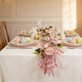 thumbnail image 5 of 3.3ft Easter Garland with Pastel Eggs for Mantel Artificial Hanging Spring Garland Decorative Plastic Garlands for Baby Shower Mother's Day Holiday, Pink, 5 of 6