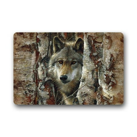 - WinHome Art Wolfs Doormat Floor Mats Rugs Outdoors/Indoor Doormat Size 30x18 inches