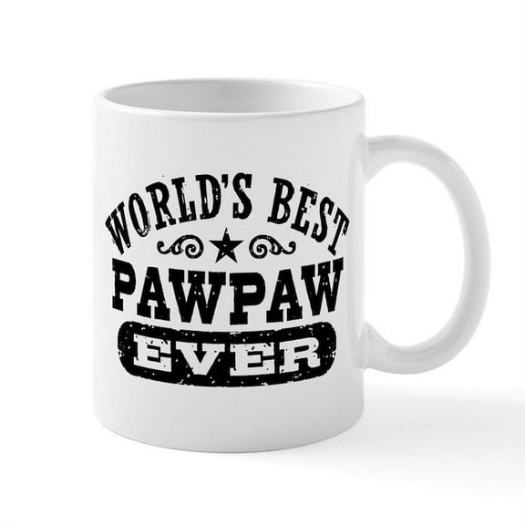 CafePress - World's Best Pawpaw Ever Mug - 11 oz Ceramic Mug - Novelty Coffee Tea Cup