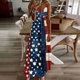 thumbnail image 3 of YuXingFu Mother Of The Bride Dresses for Women Maxi V-Neck Plus Size Womens Dress Sleeveless Classic Bohemian Style Long Casual Summer Multicolor S, 3 of 8
