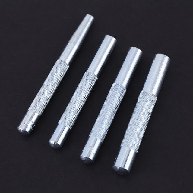 Herwey Hole punch,Rivet Setting Tool,11pcs/set Leather Craft Snap Fastener Setter Rivet Setting Punch Die Tools with Hole Punches