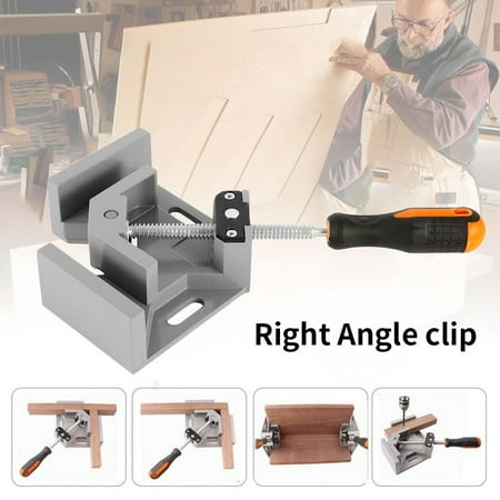 Willstar Heavy Duty Aluminum Alloy Wood Clamps Corner Clamps Right Angle Clamp Jig Tools for Woodwork Picture Framing with Swing...