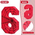 thumbnail image 3 of Piñata Simgoing número 6 en tela de araña con los ojos vendados y confeti, 3 of 6