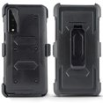 thumbnail image 4 of LG Stylo 7 5G Case, SOGA [TriGuard] Shockproof Rugged Hybrid Armor Case Cover with Belt Clip Holster & Built-in Screen Protector (Black), 4 of 6