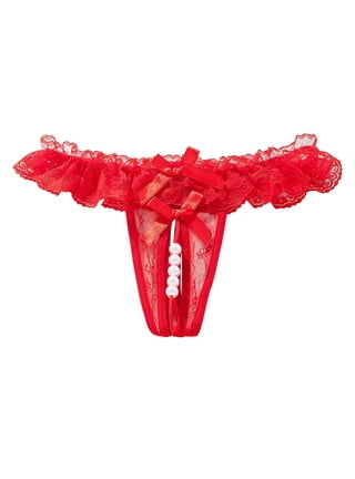 Buy Elly Crotchless Panties for Women with Pearls, Womens Pearl Underwear  Lingerie Thongs Online at desertcartSeychelles