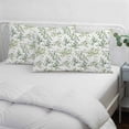 thumbnail image 4 of Sage Green Eucalyptus Throw Pillow Covers, Spring Watercolor Botanical Leaves Soft Breathable Pillow Cases with Invisible Zipper for Sleeping, Small Pillowcases for Couch Bed Sofa Chair 16x24 Inches, 4 of 9