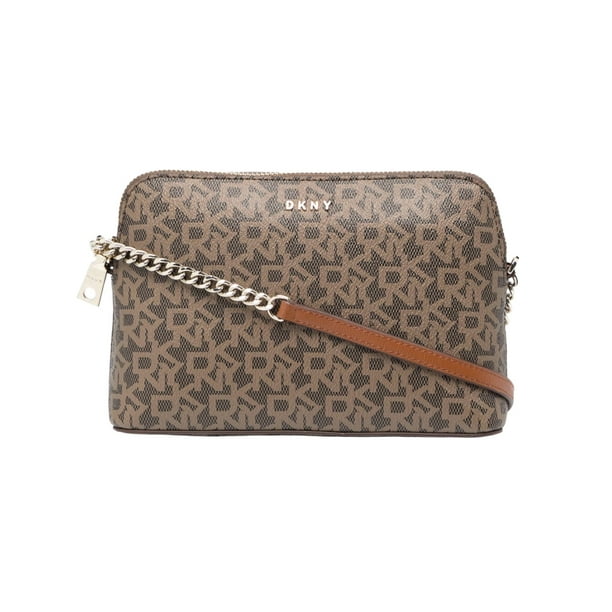 Bolsa DKNY monogram cafe tamano chico Walmart en linea
