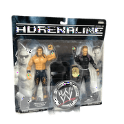 Jakks Pacific WWE Adrenaline Johnny Nitro vs Jeff Hardy action Figures