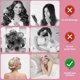 thumbnail image 3 of Conjunto de diadema rizadora sin calor, rulos suaves para dormir, para mujer, color rosa., 3 of 5