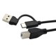 thumbnail image 5 of Universal USB + TYPE C Male to USB Type B Male Cable for Phone Printer Scanner, 5 of 5