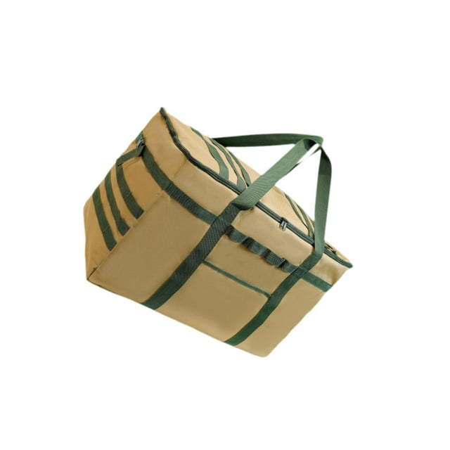 ZLight Multifunctional Grill Carrying Bag Efficient Storage Solution For Organizing Stoves Tools Camping Carry Bag Tableware 81L Khaki