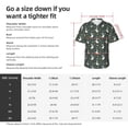 thumbnail image 5 of Sikiie goose of sunflower Print Men's Hawaiian Shirt, Summer Beach Button Pocket Short Sleeve T-Shirt,3X-Large, 5 of 7