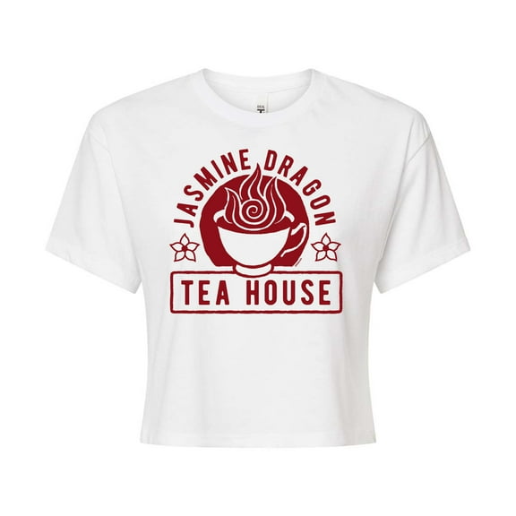 Avatar - The Last Airbender - Jasmine Dragon Tea - Juniors Cropped Cotton Blend T-Shirt