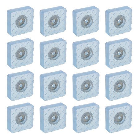 9 Pieds Caoutchouc Antidérapants Uxcell - D15x12xH8mm, Avec Rondelle Métallique, Trou 3mm - Pour Balances, équipements