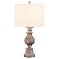 thumbnail image 3 of Brie 28-inch Drum Shade Urn Table Lamp Antique Gold, 3 of 5