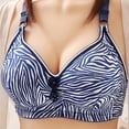 thumbnail image 3 of Darzheoy Wire-Free Bra for Women Embroidered Glossy Comfortable Breathable Bra Underwear No Rims Bralette 44/100BC, 3 of 3