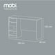 thumbnail image 4 of Mobi Escritorio Para Computadora 120cm Madera Monet Fresno Mobi Muebles Moderno, 4 of 8