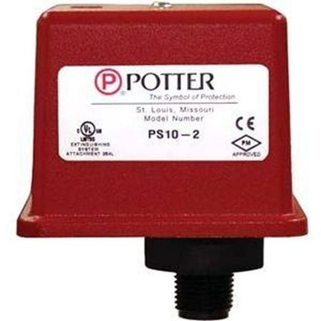 - Potter Electric Signal PS101 Waterflow Pressure Switch Psi 4-20 1 Contact