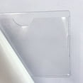 thumbnail image 4 of relayinert 5pieces Round Edge Self-Adhesive Clear Card Holder For No Loose Thread Sorting Parking Permit Holder, 4 of 6