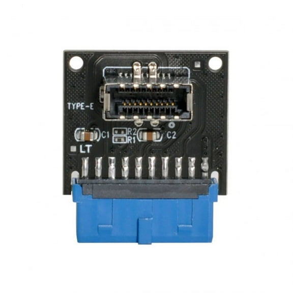 JSER USB 3.1 Front Panel Socket Key-A Type-E to USB 3.0 20Pin Header Male Extension Adapter for Motherboard