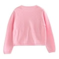thumbnail image 6 of GigrtiJin Girls Fall Long Sleeves Cardigan Sweater Coats Infant Baby Kid Party Casual Solid Color Cover up Tops, 6 of 8