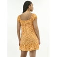 thumbnail image 3 of No Boundaries Mini Dress with Puff Sleeves, Women's, 3 of 5